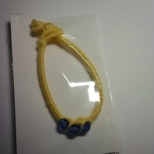 Lorena Espinoza Design Yellow and Blue Bracelet